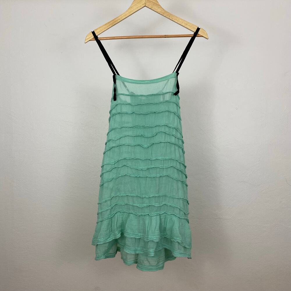 FP One - Free People Poison Pintuck Slip - Mint - Size Small
